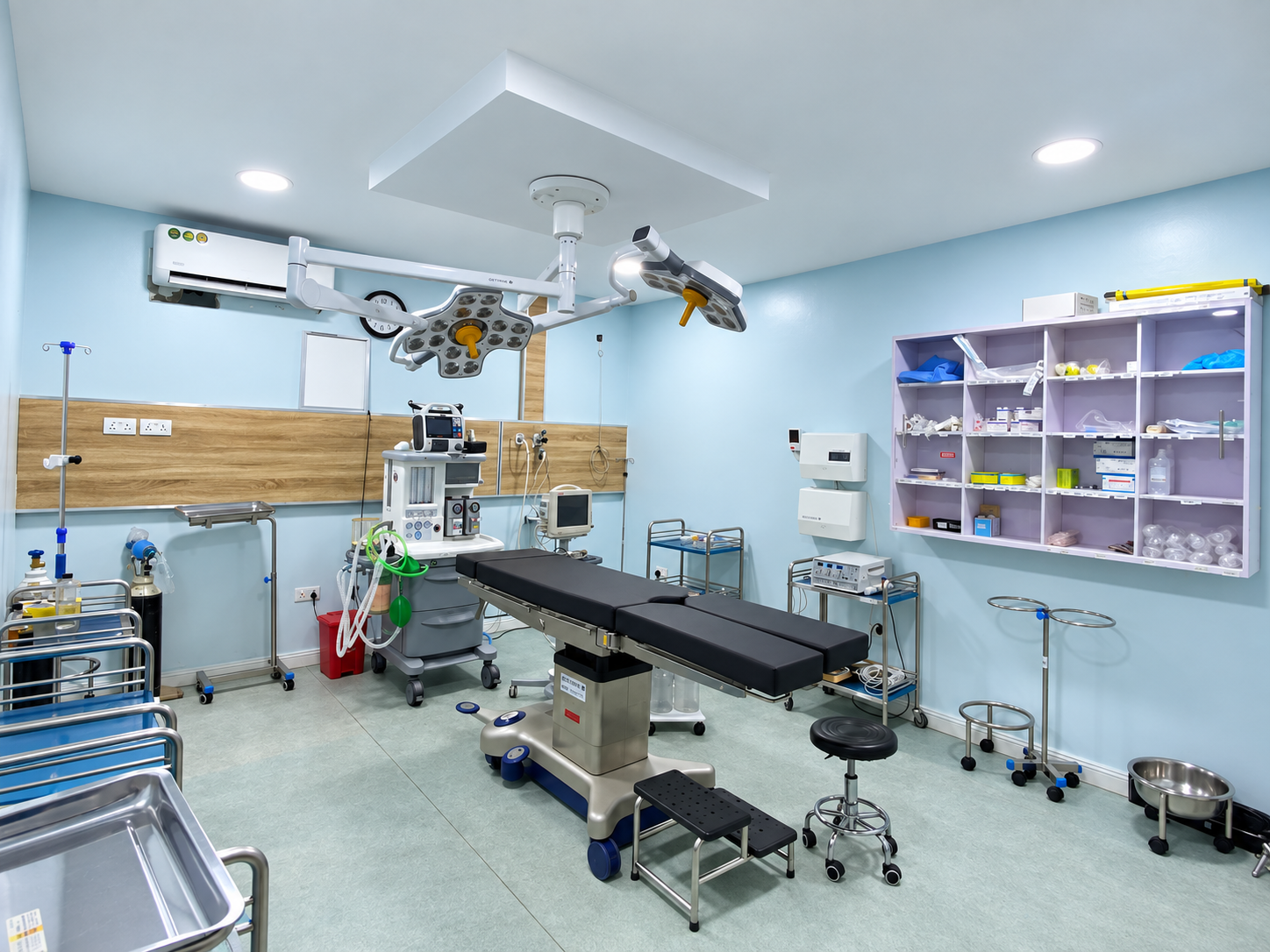 Fully equipped TAC Care operating theatre