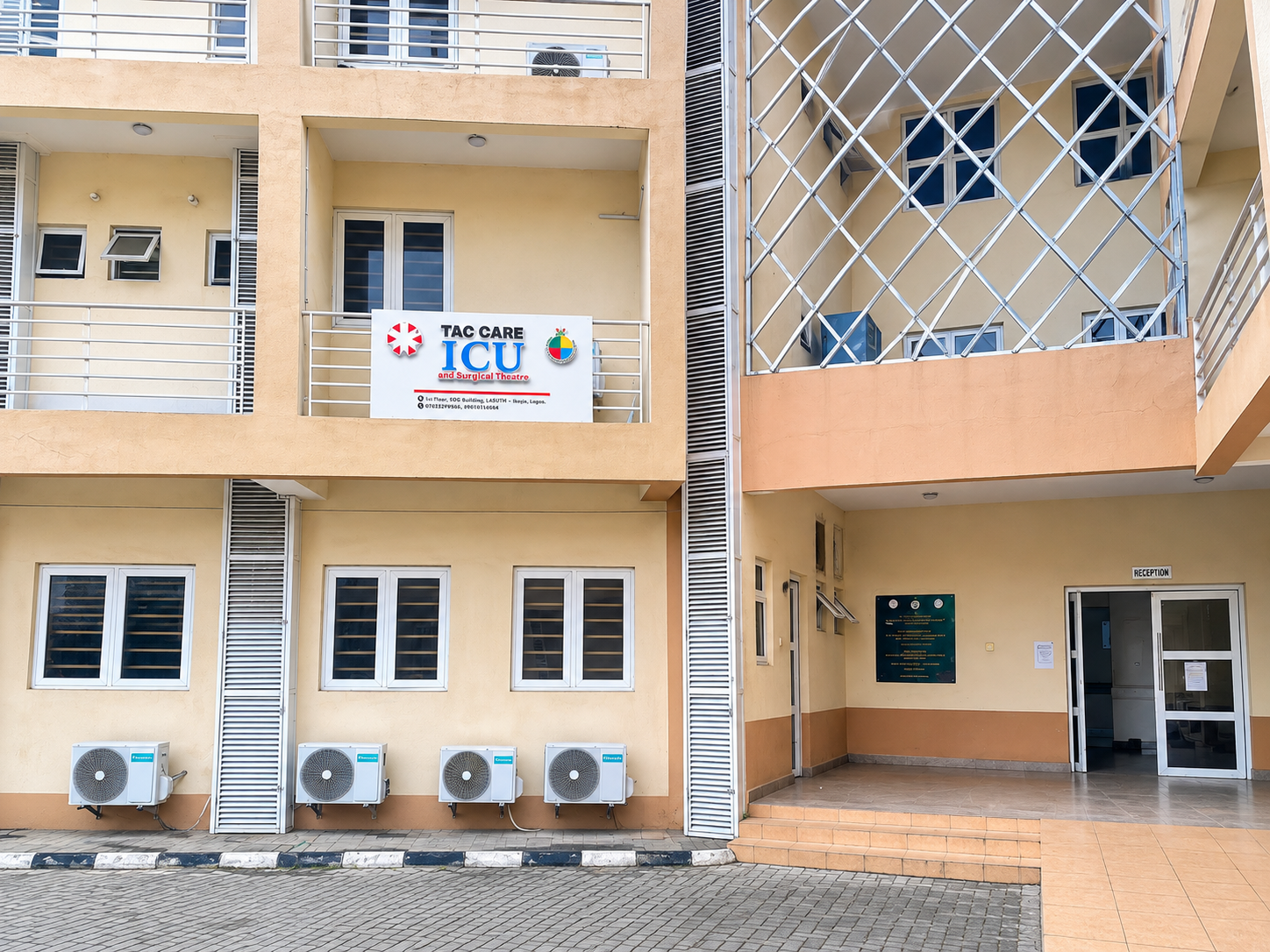 Entrance to TAC Care at LASUTH, Ikeja