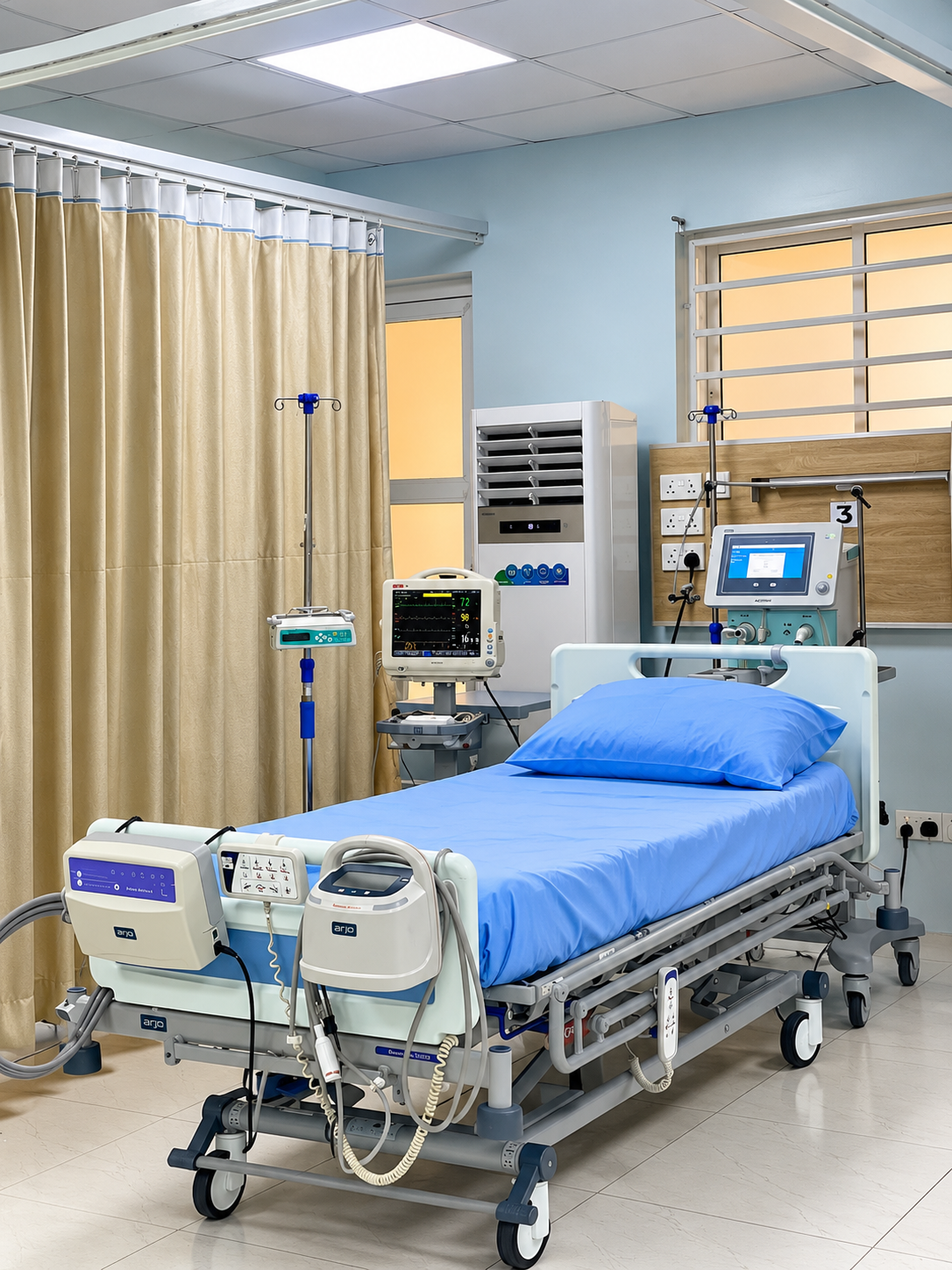 Equipped intensive care bed space at TAC Care, LASUTH Ikeja